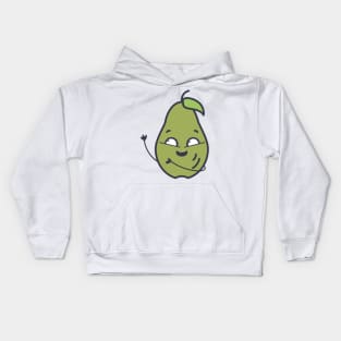 Kawaii Pear Kids Hoodie